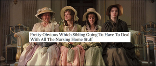 Illustration for article titled Pride And Prejudice 2005 + Onion headlines = one totally endearing meme